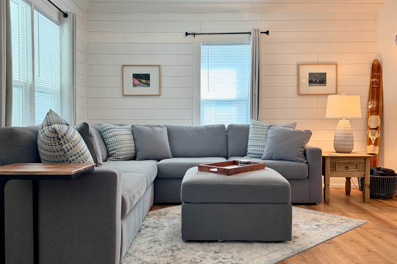 Room to stretch out, stream a movie or unwind after a day at the lake.