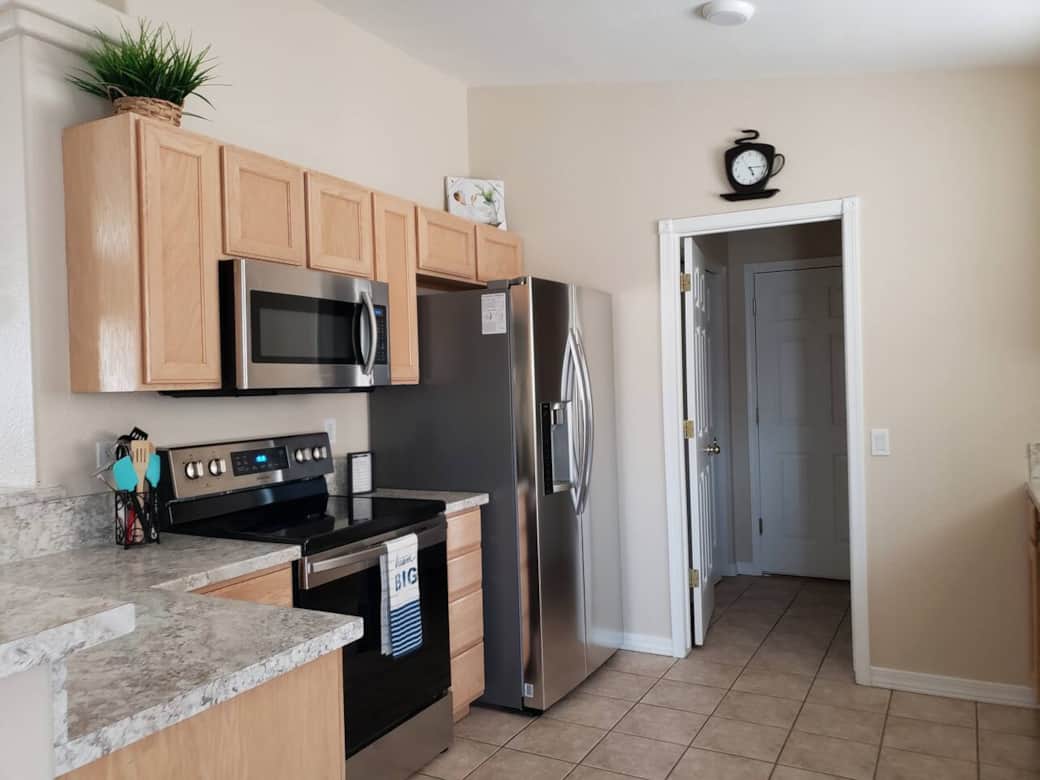 New stainless steel appliances 