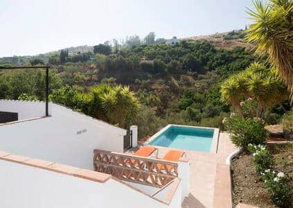 Dramatic views from the roof terraces and private pool