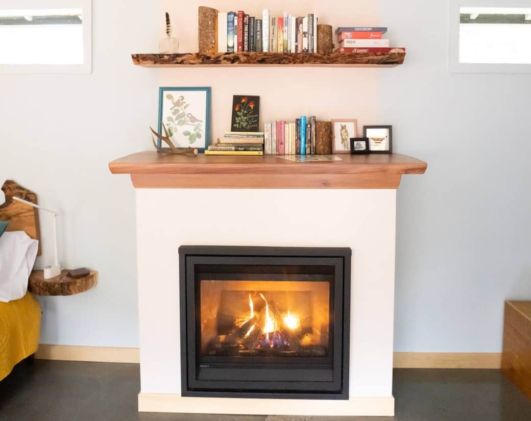 "We loved getting to sit by the fireplace reading and playing games."