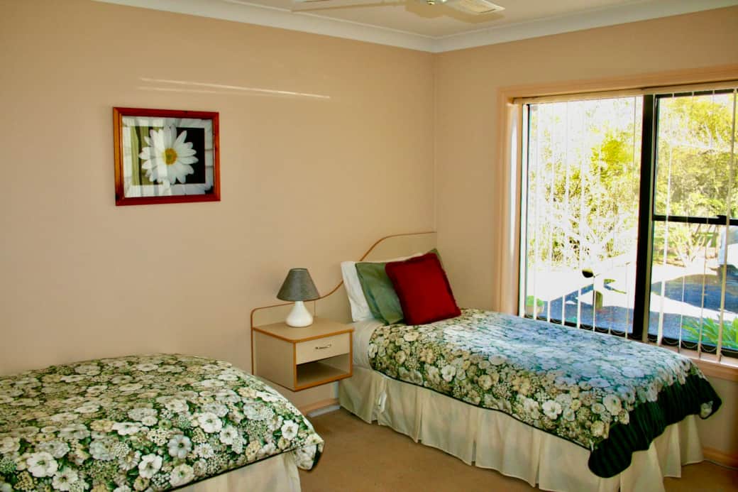Second Bedroom with 2 x Single Beds
