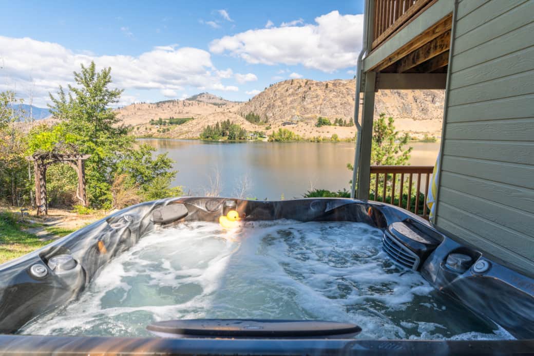 Hot tub view 