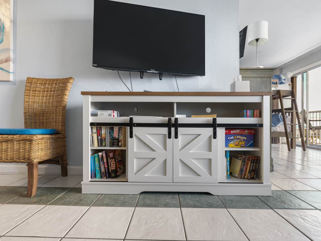 TV Console in living room