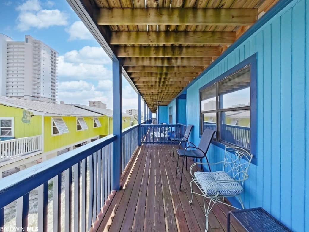 LARGE private balcony - plenty of room for lounging or dining. 