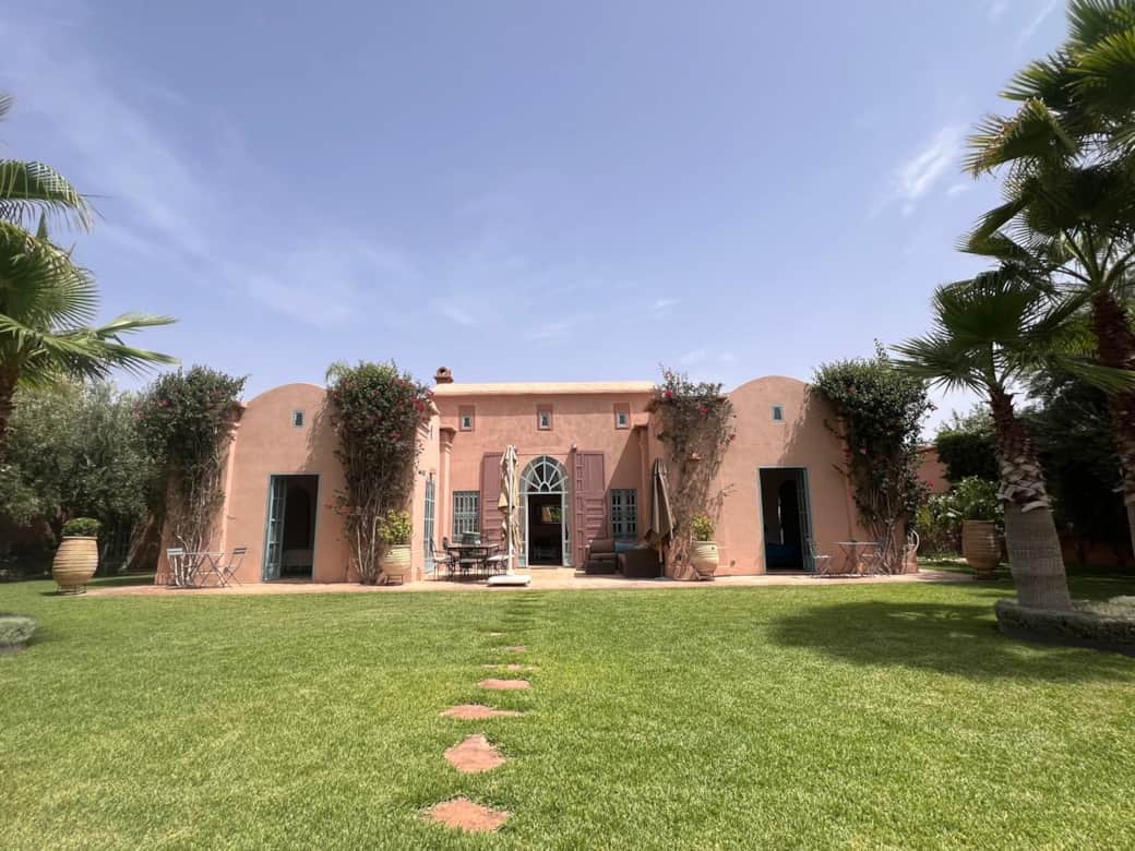 villa volubilis marrakech jardin