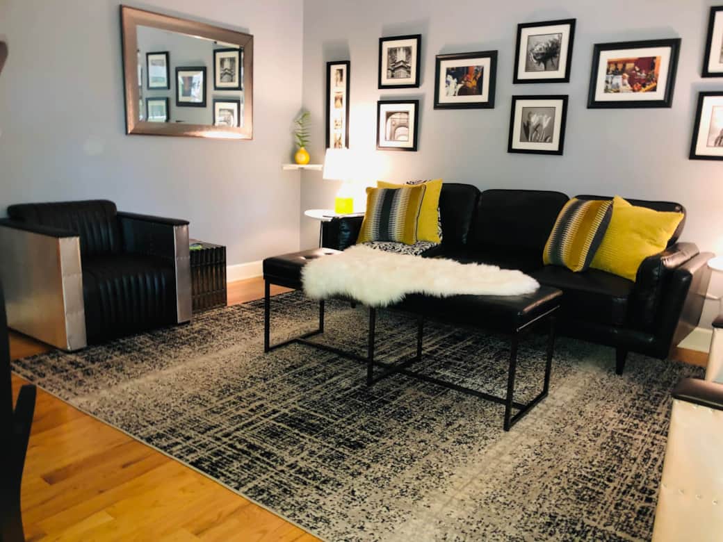 Cozy seating area