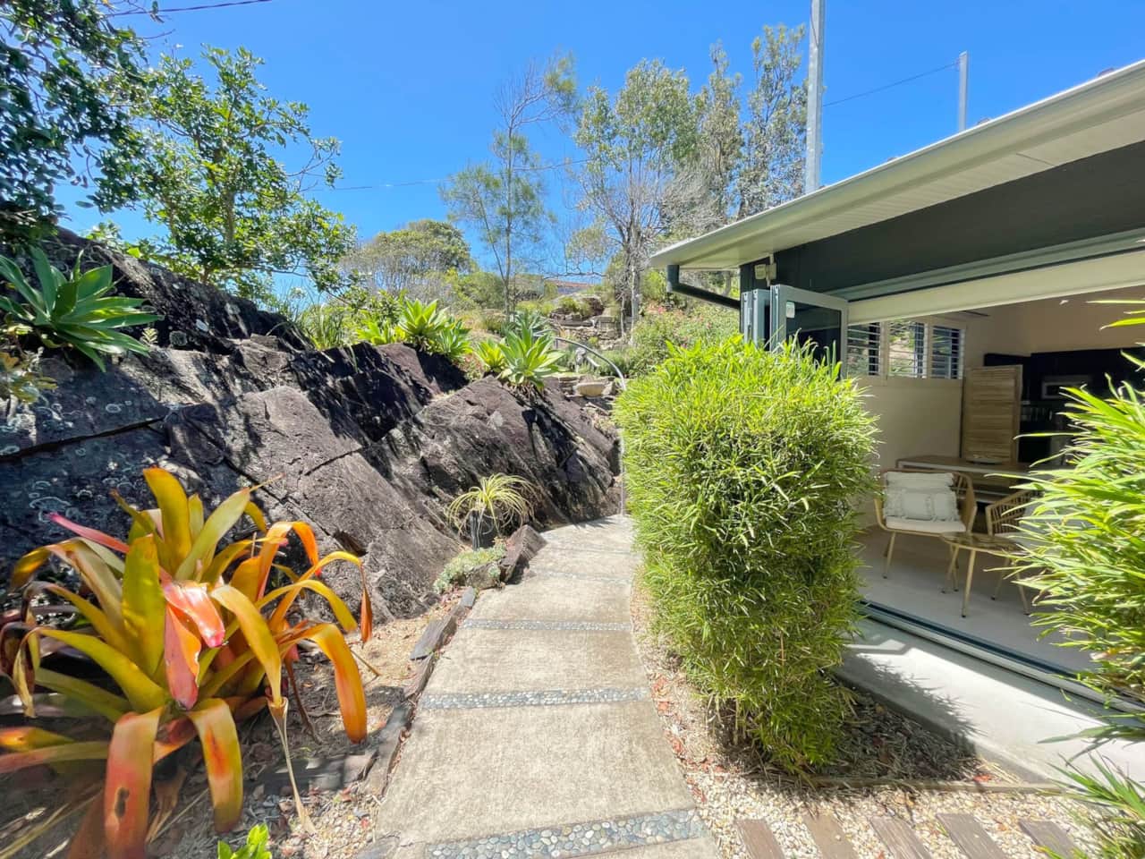 Katuk Suite private tropical garden entrance