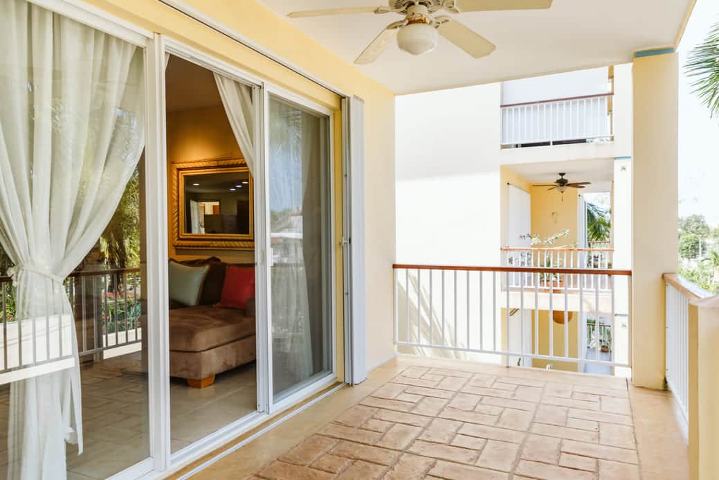 Private balcony