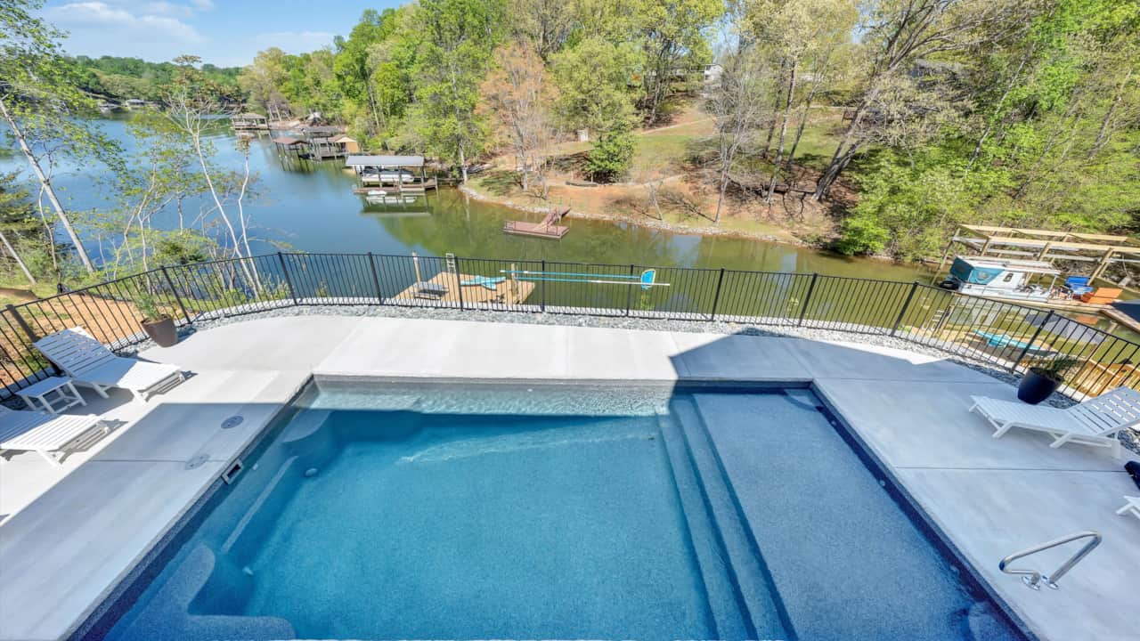 Heated Salt Pool Overlooking Lakefront
