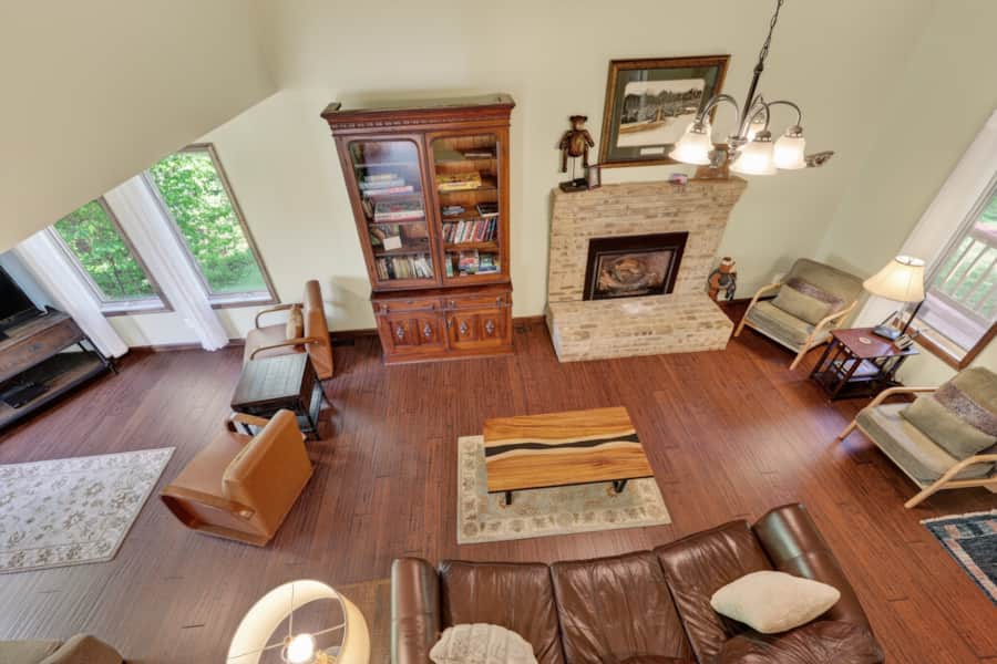 Living room from above