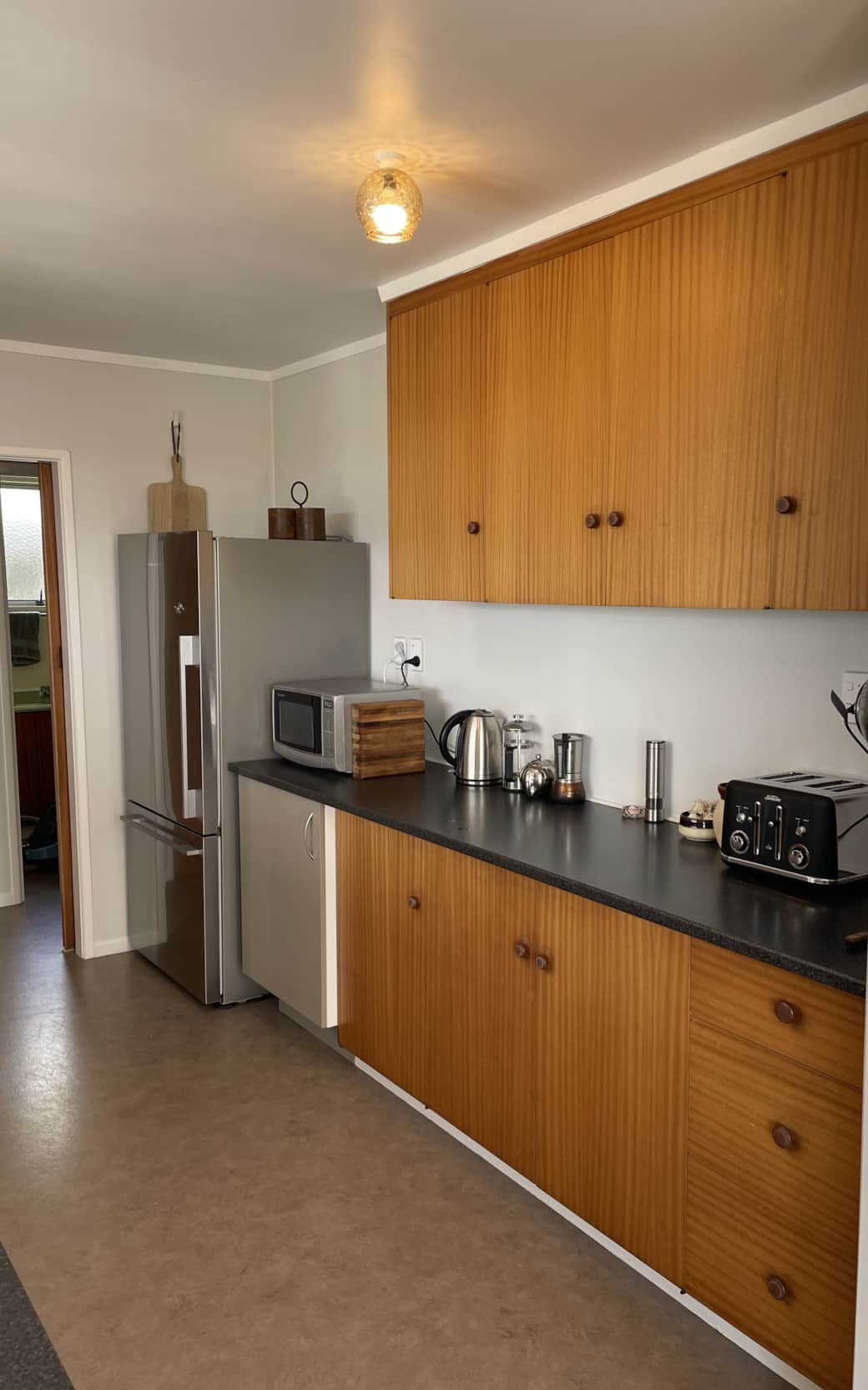 Large fridge.