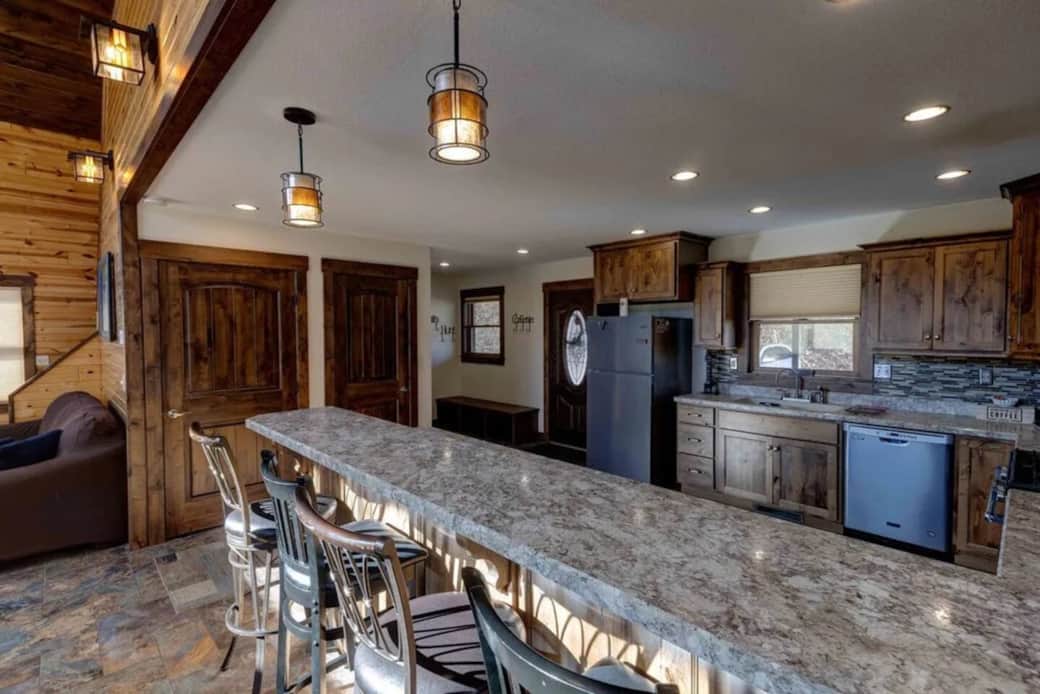 Bar Area + Kitchen