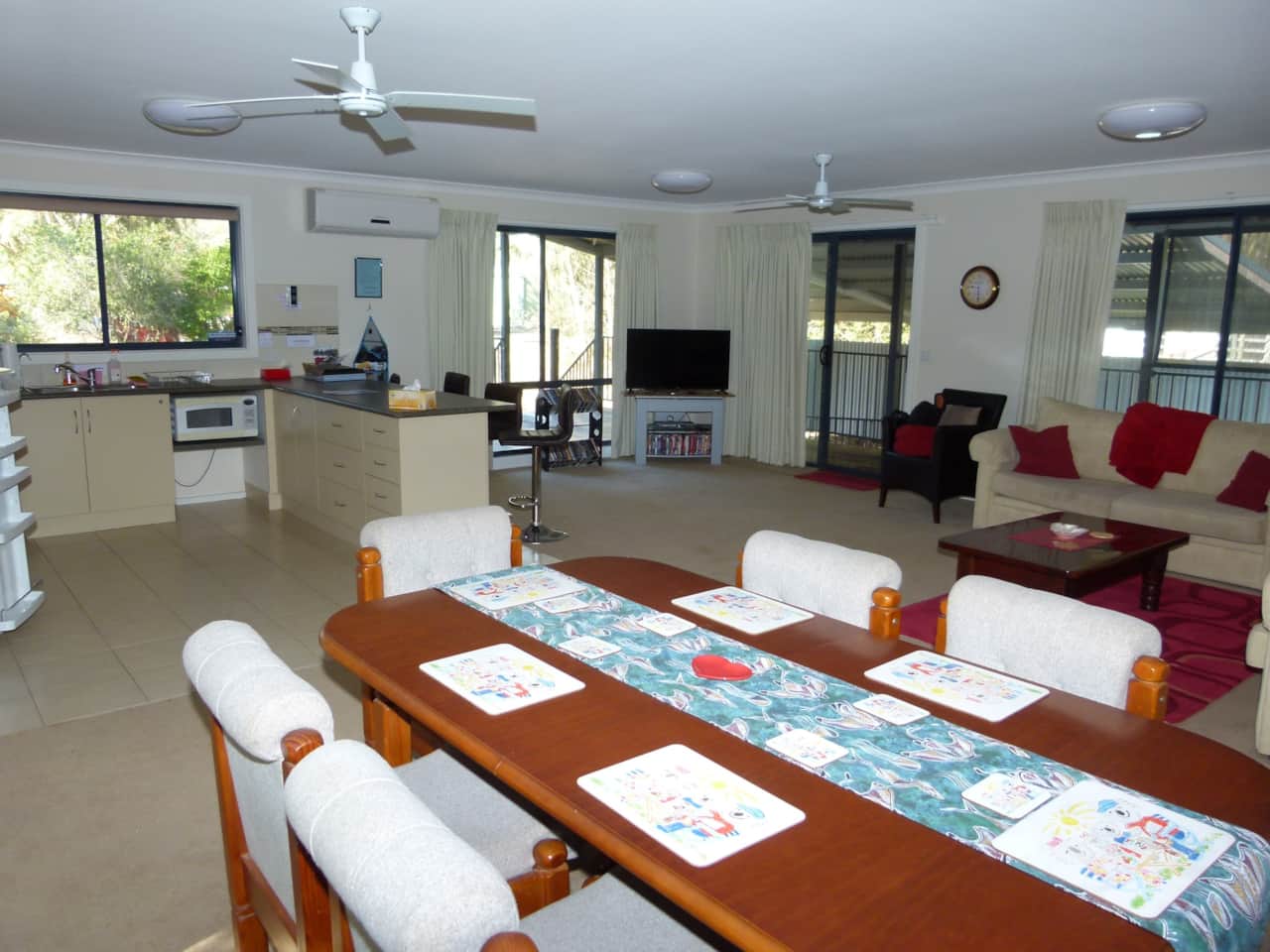 Living, Kitchen and Dining Room