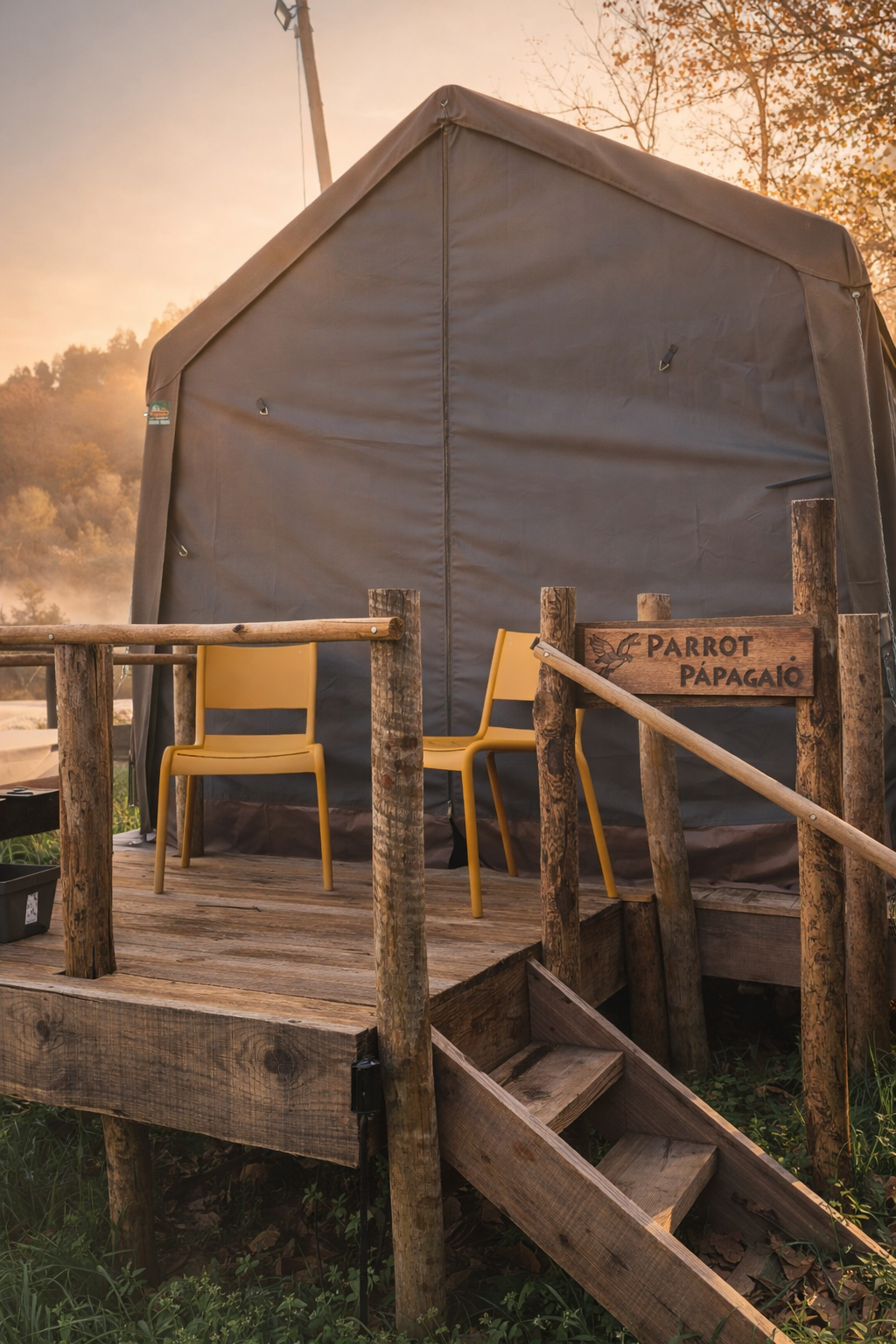 All our safari glamping units offer the same thoughtfully designed interior, combining comfort and simplicity in nature.Each unit is prepared with either a single bed or a king-size bed, and the preferred configuration is confirmed with every guest prior to arrival to ensure a comfortable stay.