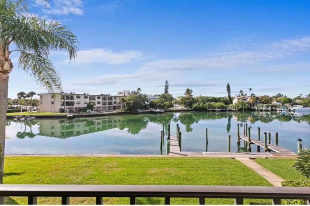 Canal view from the balcony off the primary bedroom