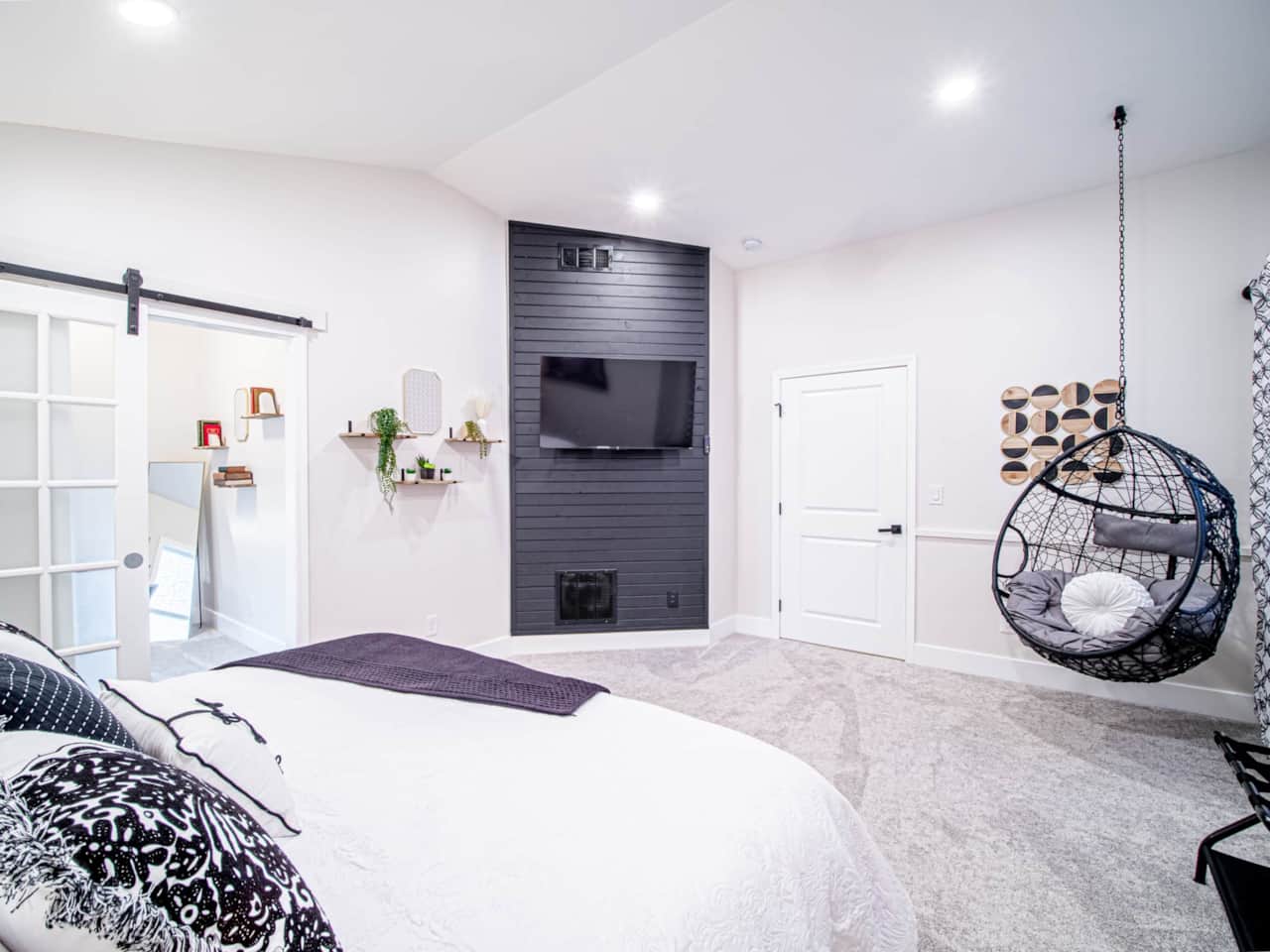 Stylish and Airy Master Bedroom