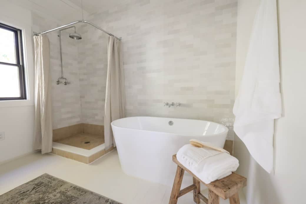 Bathroom with Shower and Soaking Tub