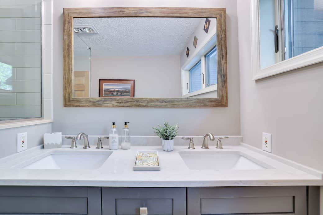 Dual sink new 1st floor  bath