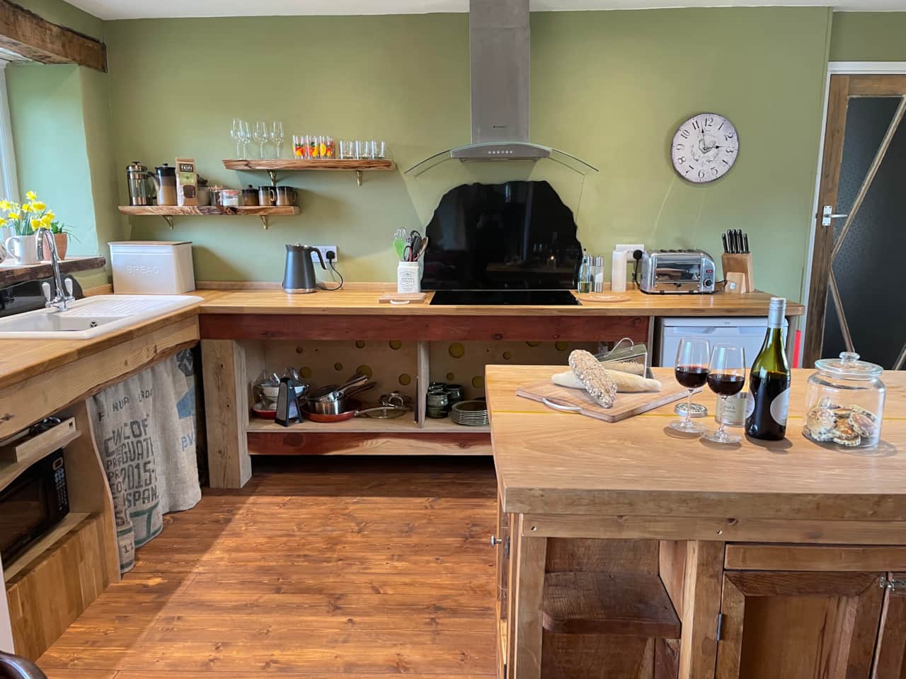 Hand built kitchen