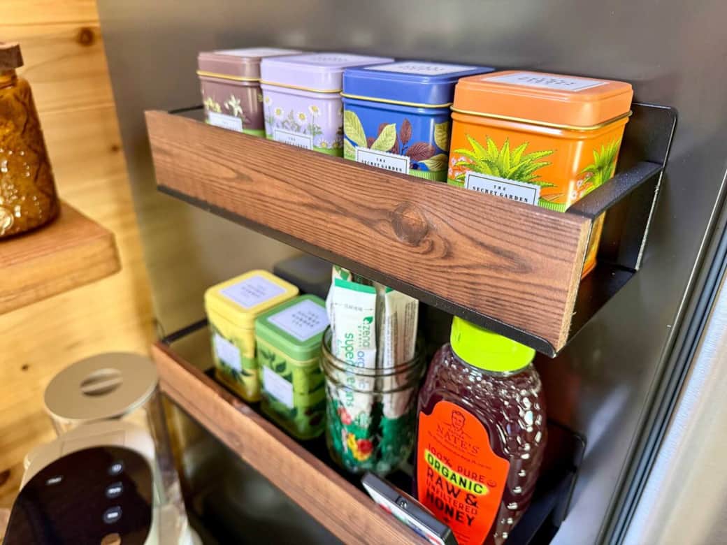 Our coffee and tea station rivals any overnight rental or hotel