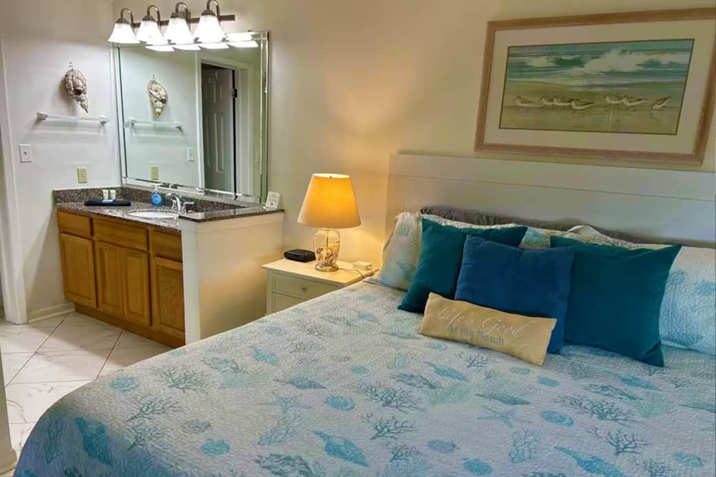 Perdido Sun Resort Unit 812 Master Bedroom with Bath