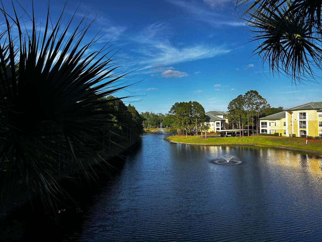 Lake view from balcony