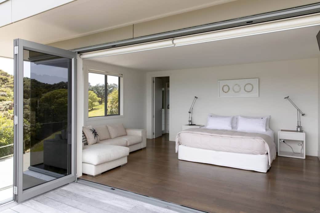 One of four king suites, comes with ensuite, walk-in wardrobe & private deck with stunning views