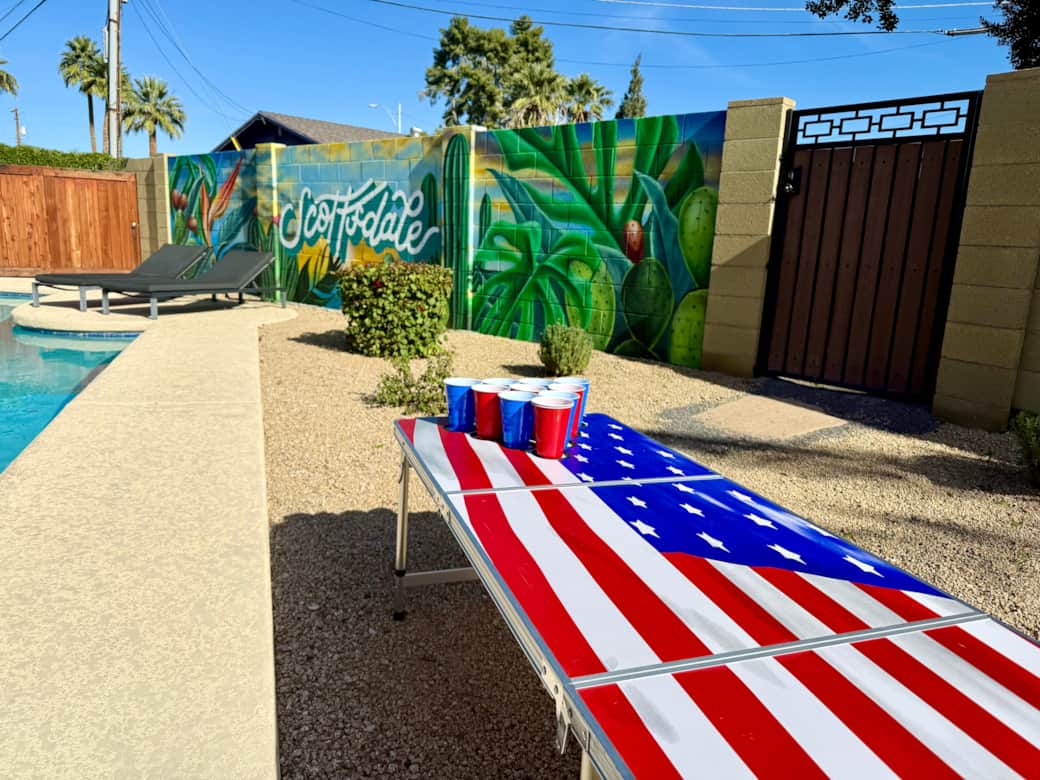 Backyard Beer Pong Table