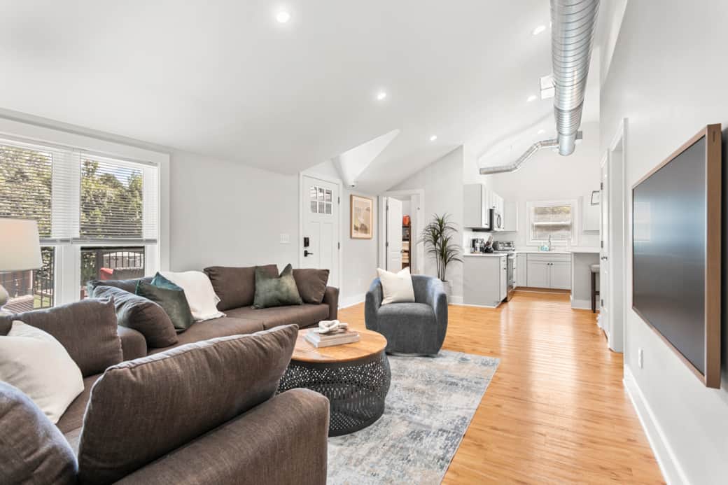 Open Living room and Kitchen