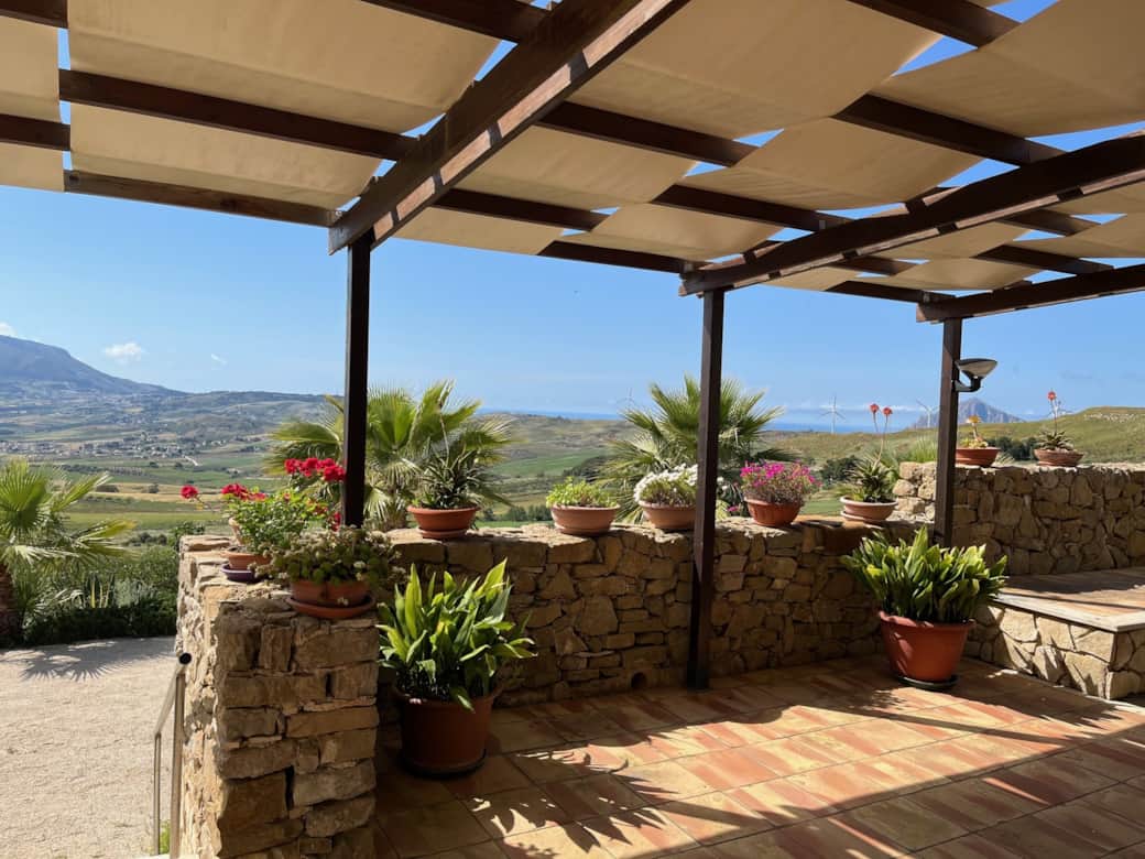 Aussicht von der Terrasse