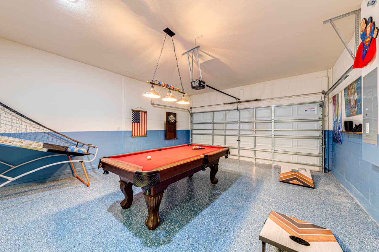 New Games Room with Four Fun Activities 