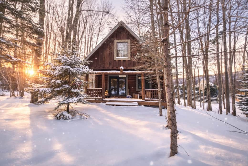 The Deep Creek Cabin in Winter The Deep Creek Cabin in Winter