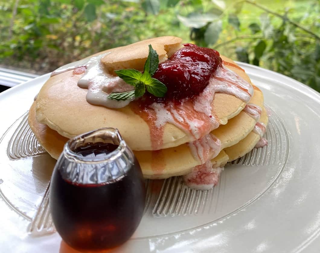 パンケーキは美味しいです パンケーキは美味しいです