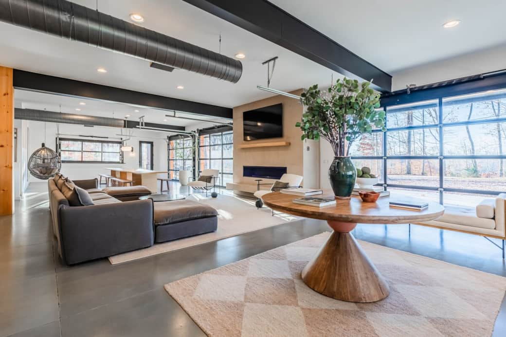 Comfortable seating and generous space for the whole group.