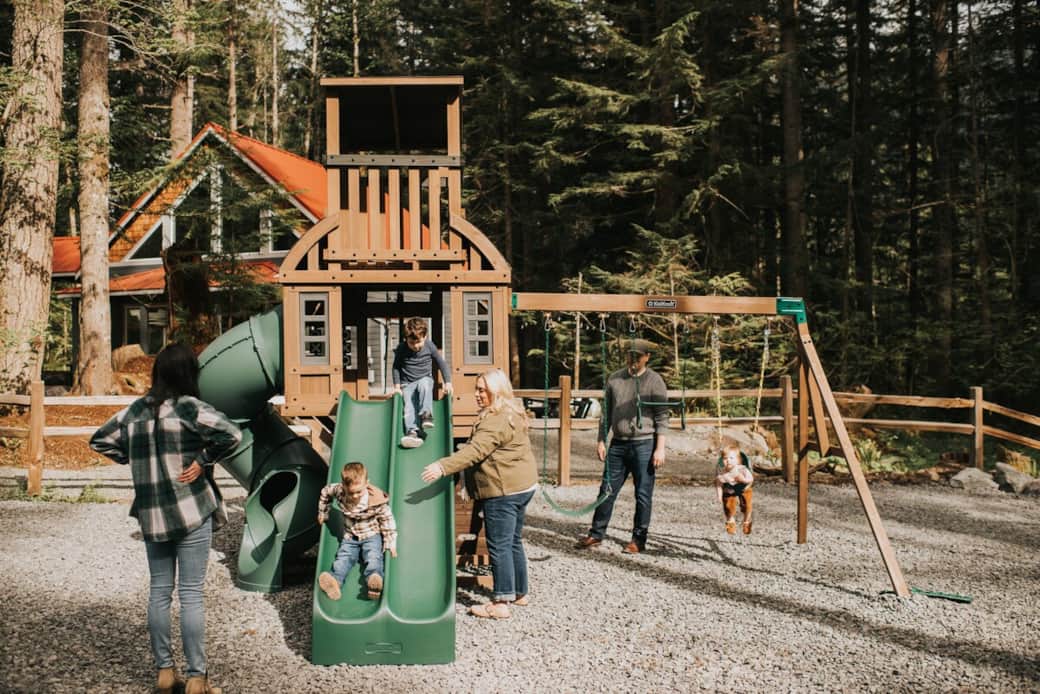 Hours of family fun await on our playground, perfect for little adventurers.
