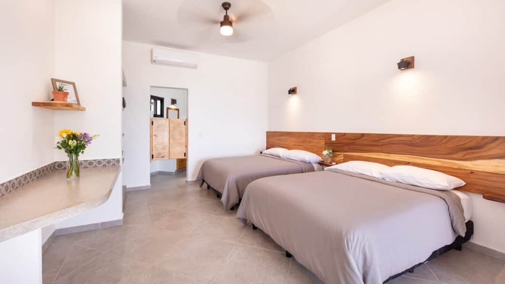 Tako 1 interior - two queen-size beds