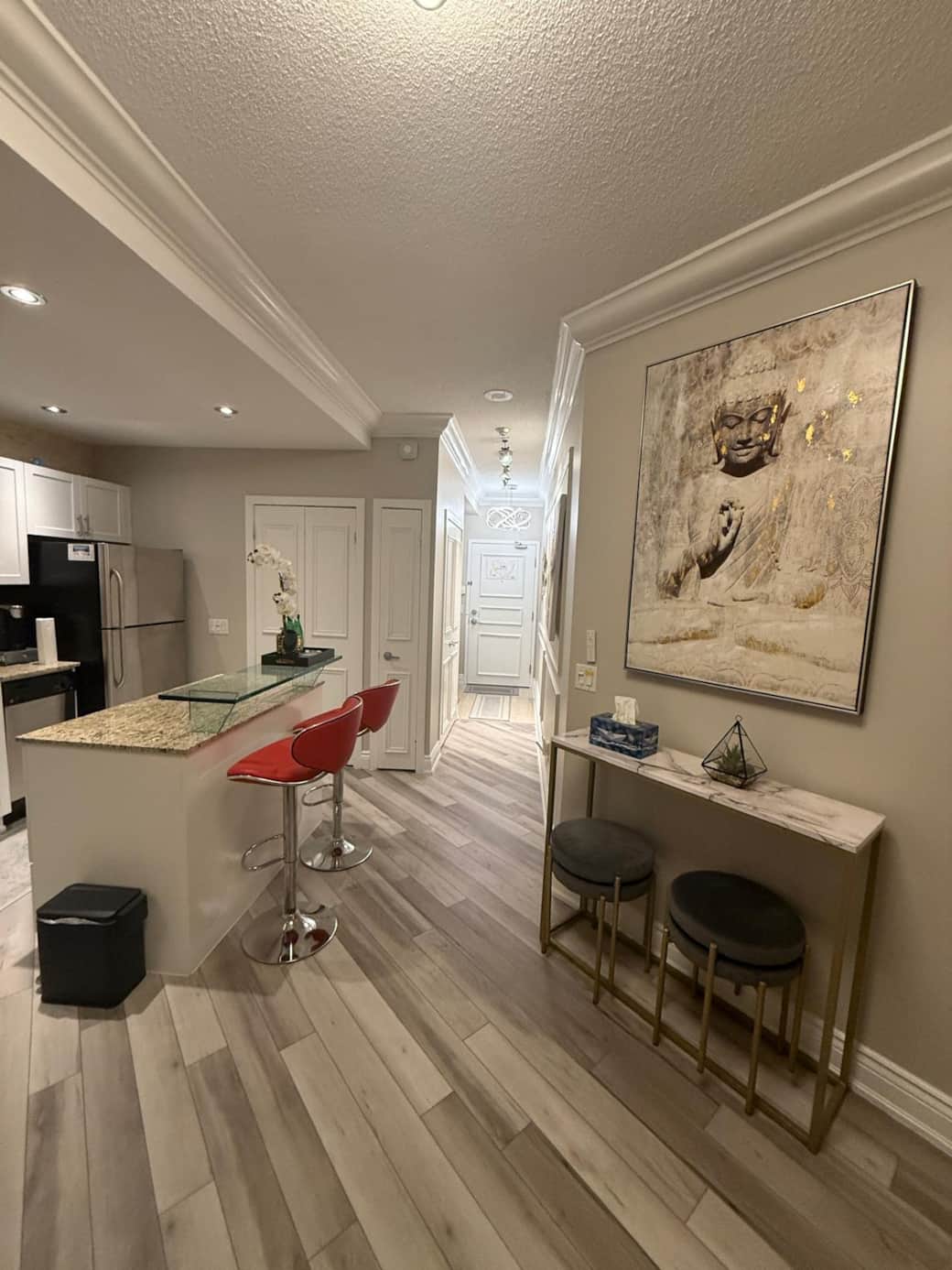 Kitchen and Entrance Kitchen and Entrance