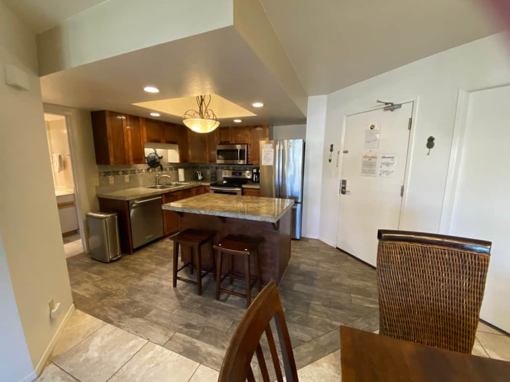 Fully stocked kitchen