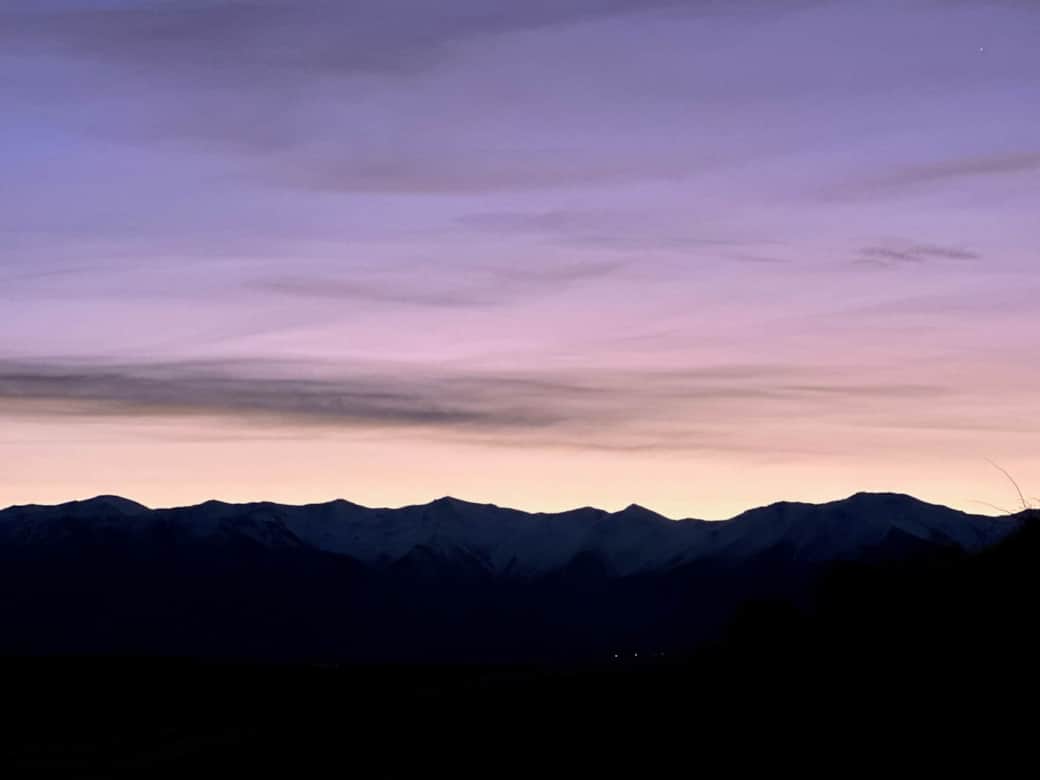 Sunset over Lake Pukaki