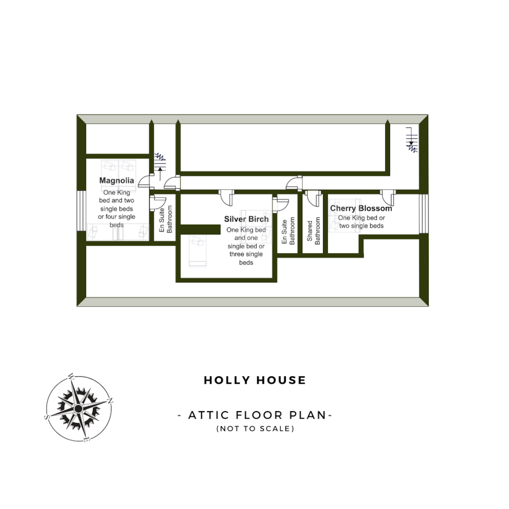 Holly House Attic Floor Floorplan Holly House Attic Floor Floorplan