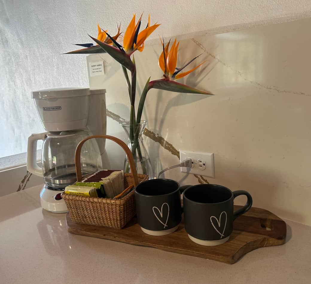 Coffee corner for peaceful mornings