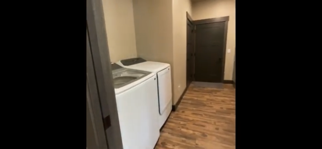 large laundry area