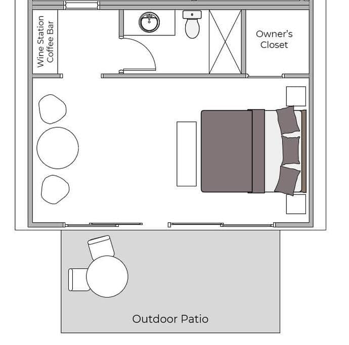 Studio floorplan