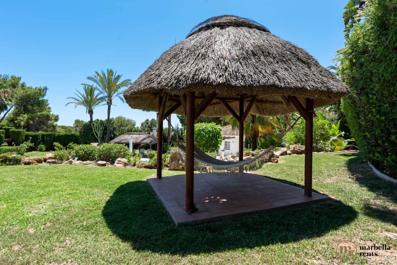 Large private garden.