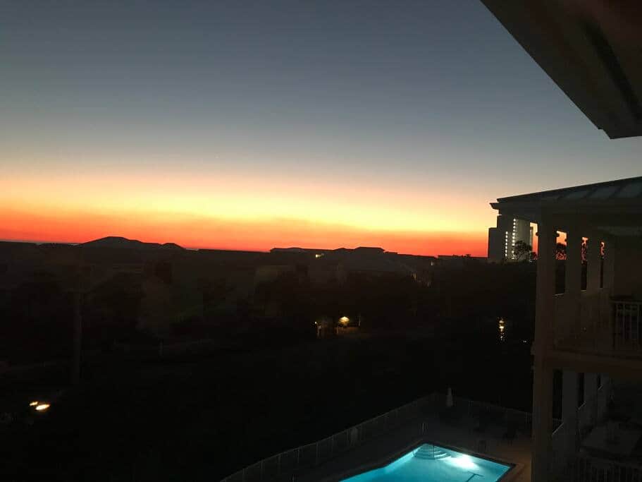 Sunset from our Balcony