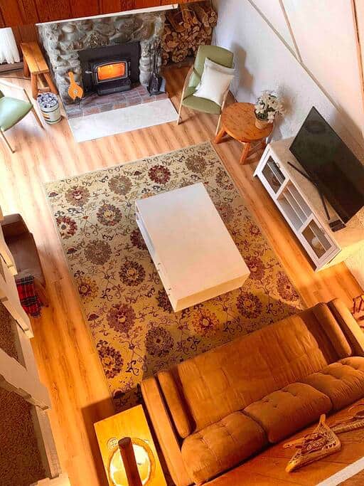 View of the living room from up top