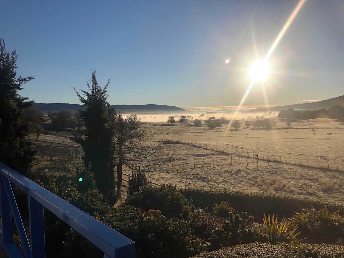 Frosty winter mornings 