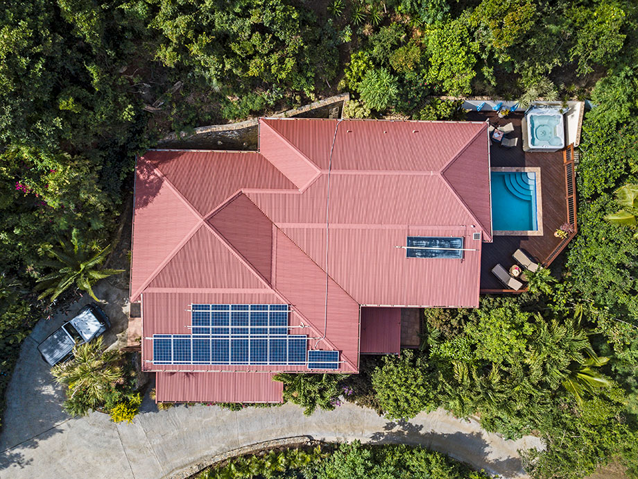 Arial View of the property