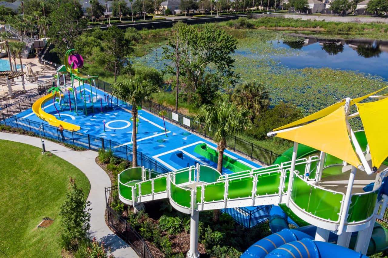 Pool and water park all included in the price