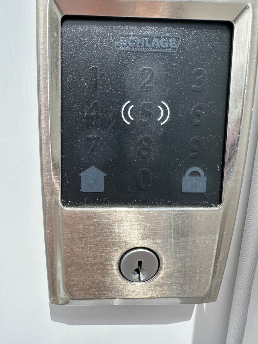 Electronic keypad entry